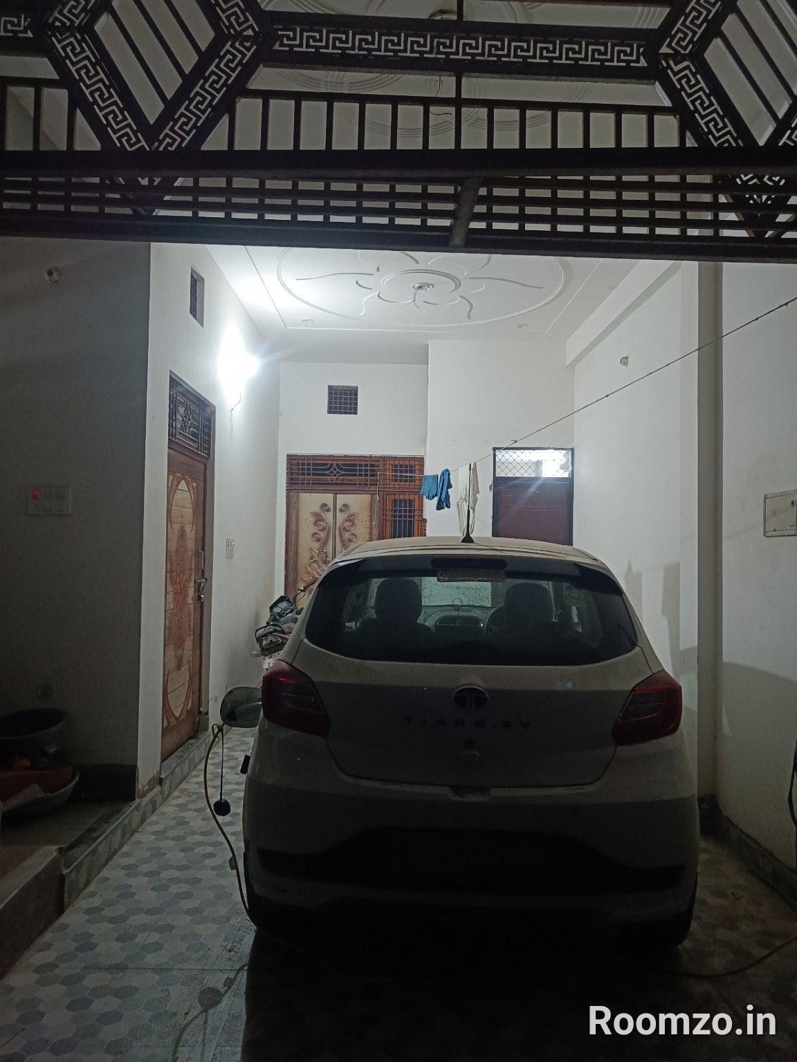 2 BHK with car parking and boring pump
