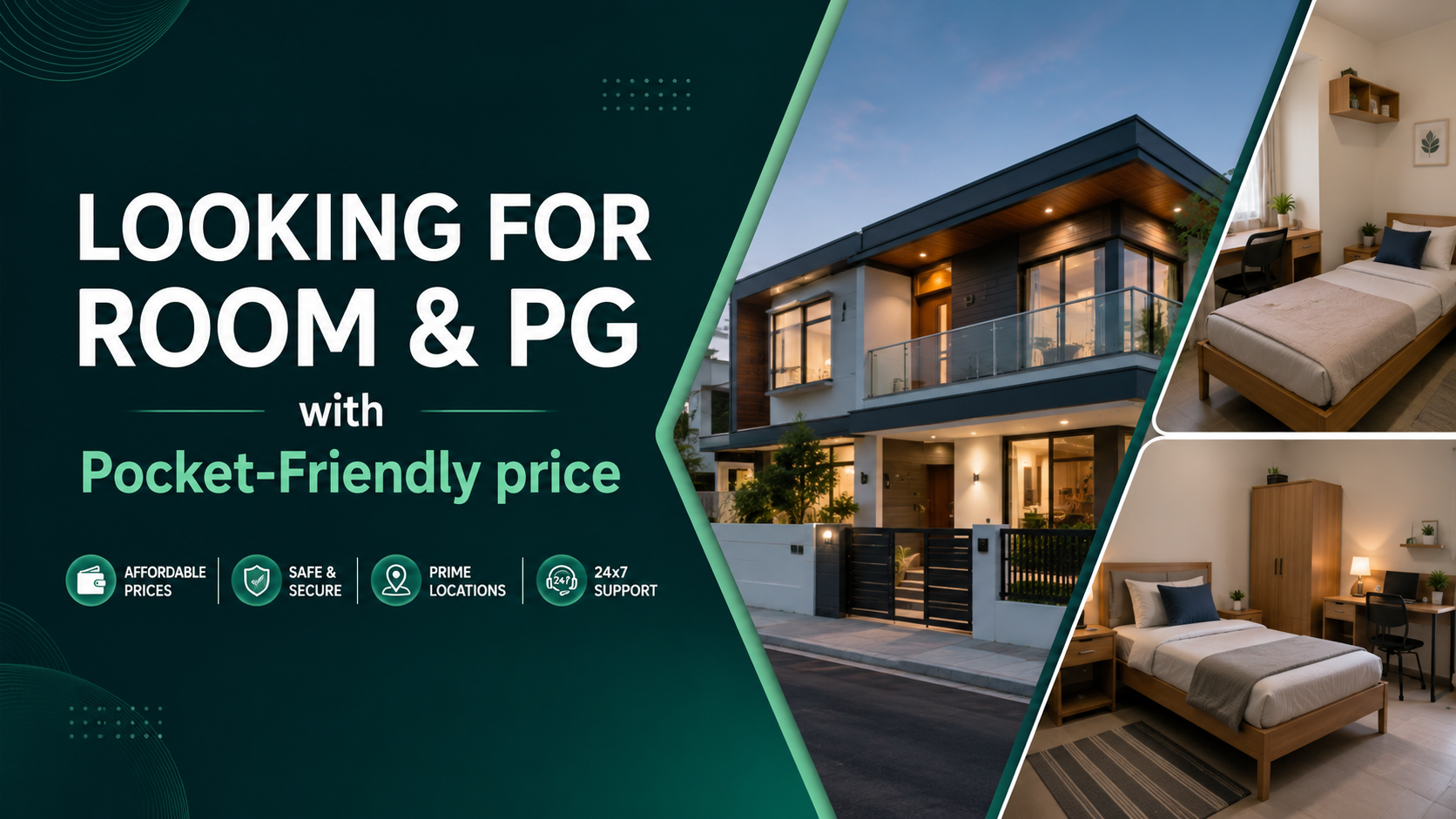 Looking for Room & PG with Pocket-Friendly price